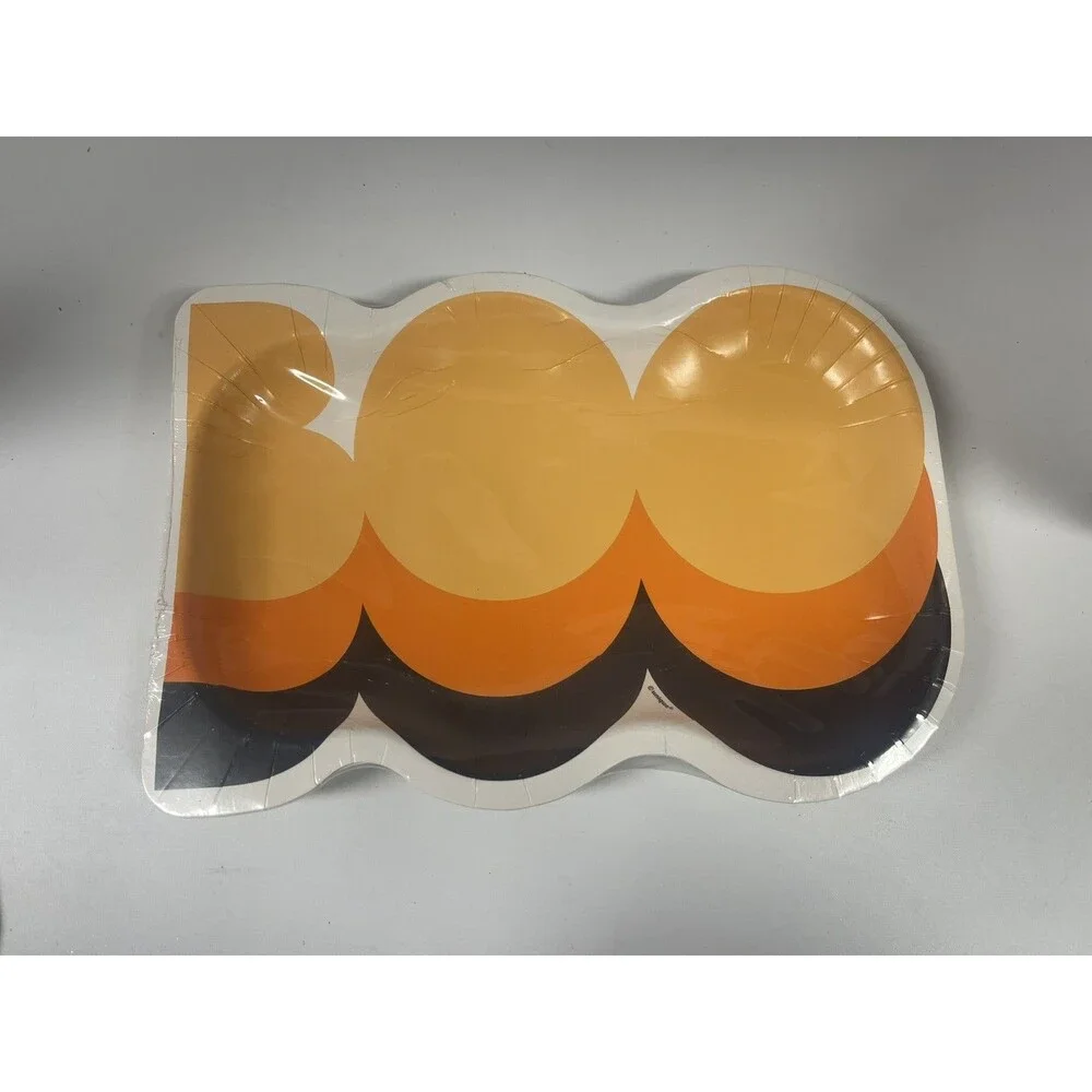 Halloween party supplies Plates, Cups, Napkins And decorations Party Of 8 #317